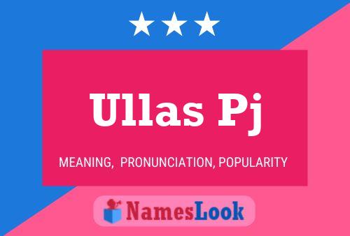 Ullas Pj பெயர் போஸ்டர்