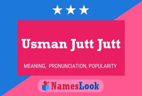 Usman Jutt Jutt பெயர் போஸ்டர்