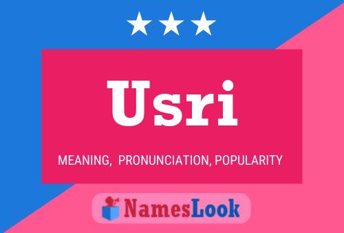 Usri பெயர் போஸ்டர்