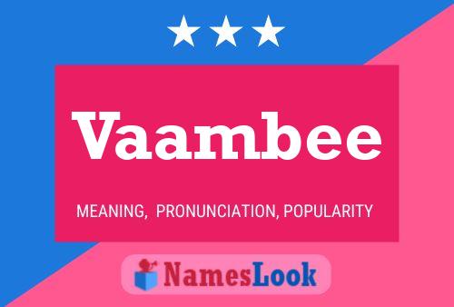 Vaambee பெயர் போஸ்டர்