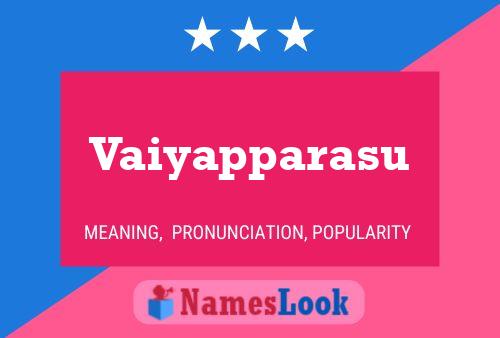 Vaiyapparasu பெயர் போஸ்டர்