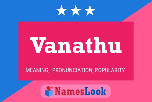 Vanathu பெயர் போஸ்டர்