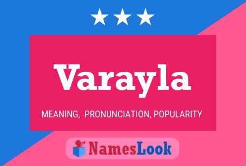 Varayla பெயர் போஸ்டர்