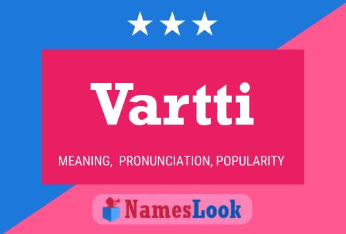 Vartti பெயர் போஸ்டர்