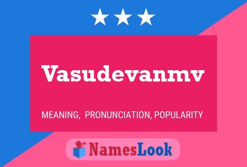 Vasudevanmv பெயர் போஸ்டர்