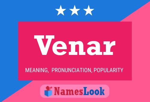 Venar பெயர் போஸ்டர்