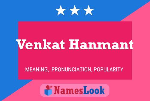 Venkat Hanmant பெயர் போஸ்டர்