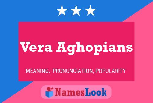 Vera Aghopians பெயர் போஸ்டர்