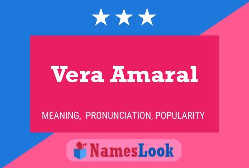 Vera Amaral பெயர் போஸ்டர்