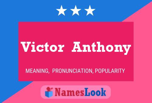 Victor  Anthony பெயர் போஸ்டர்