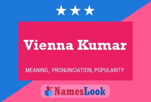 Vienna Kumar பெயர் போஸ்டர்