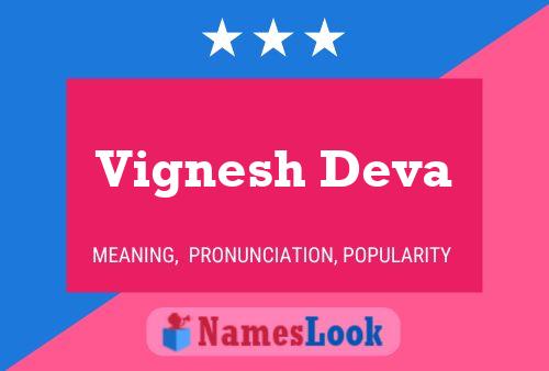 Vignesh Deva பெயர் போஸ்டர்