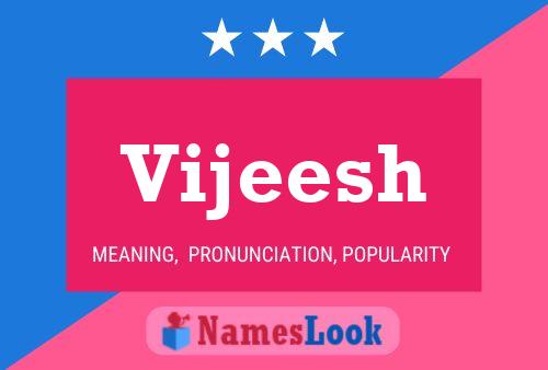 Vijeesh பெயர் போஸ்டர்