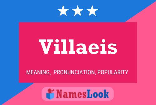 Villaeis பெயர் போஸ்டர்