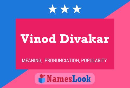 Vinod Divakar பெயர் போஸ்டர்