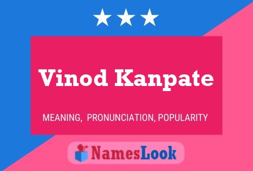 Vinod Kanpate பெயர் போஸ்டர்