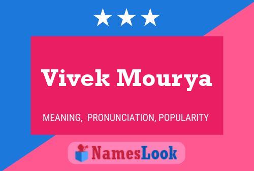 Vivek Mourya பெயர் போஸ்டர்