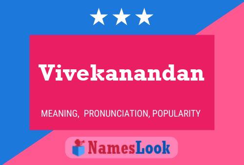 Vivekanandan பெயர் போஸ்டர்