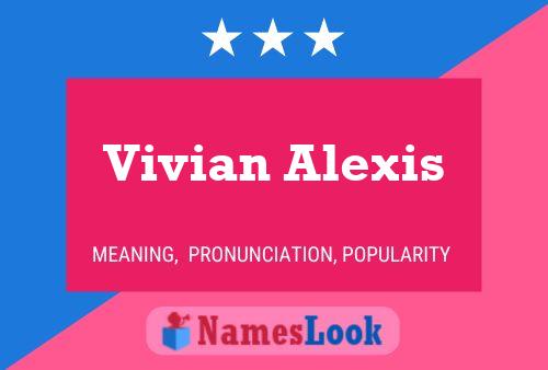 Vivian Alexis பெயர் போஸ்டர்