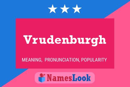 Vrudenburgh பெயர் போஸ்டர்