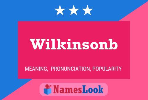 Wilkinsonb பெயர் போஸ்டர்