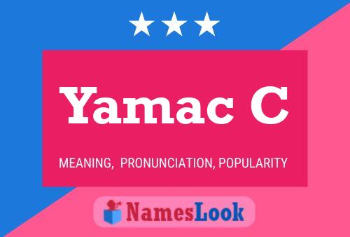 Yamac C பெயர் போஸ்டர்