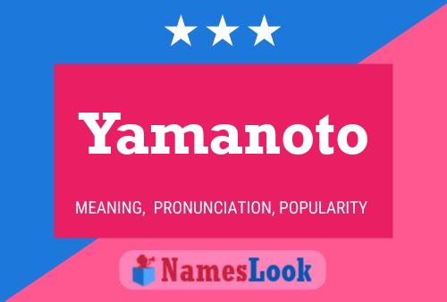 Yamanoto பெயர் போஸ்டர்