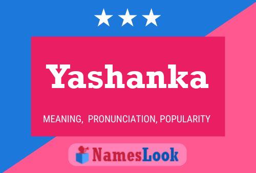 Yashanka பெயர் போஸ்டர்