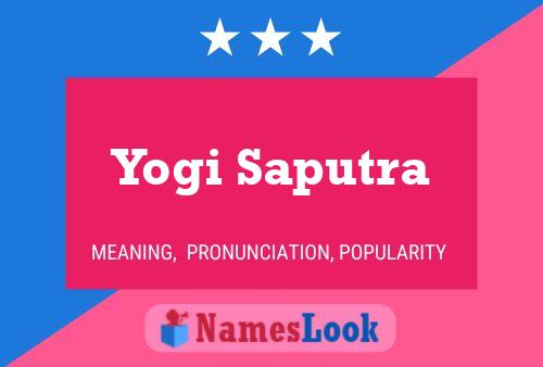 Yogi Saputra பெயர் போஸ்டர்