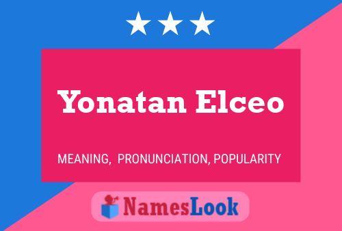 Yonatan Elceo பெயர் போஸ்டர்