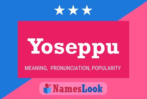 Yoseppu பெயர் போஸ்டர்