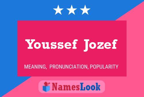 Youssef  Jozef பெயர் போஸ்டர்