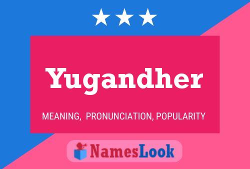 Yugandher பெயர் போஸ்டர்