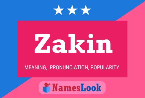 Zakin பெயர் போஸ்டர்