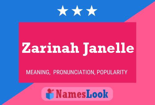 Zarinah Janelle பெயர் போஸ்டர்