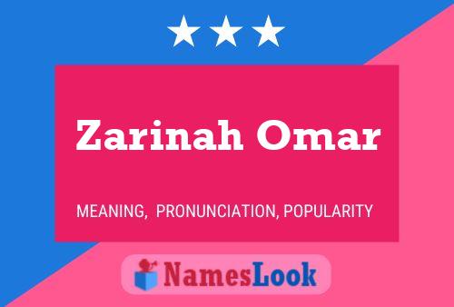 Zarinah Omar பெயர் போஸ்டர்