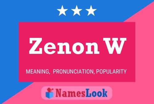 Zenon W பெயர் போஸ்டர்